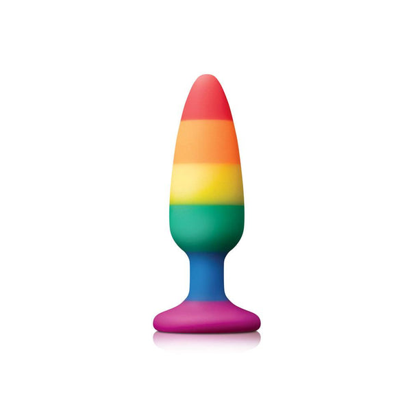 Colours Pride Edition Pleasure Plug Medium Rainbow  NS NOVELTIES Midnight Life Store